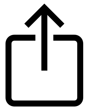iOS Share icon